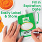 Disposable 6Oz Baby Food Storage Pouch Containers, 24 Pk- Write What You Want Squeezable Pouches- Make Homemade Organic Food For
