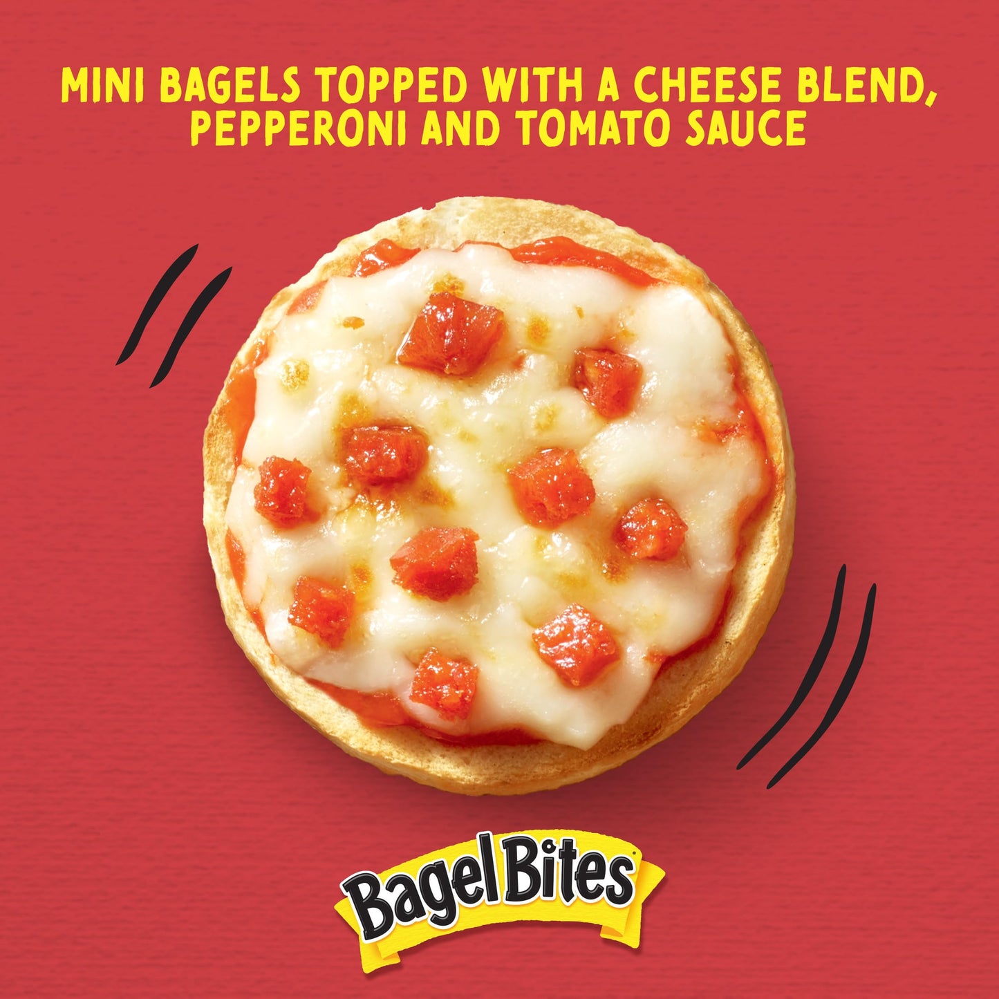 Bagel Bites Cheese & Pepperoni Mini Pizza Bagel Frozen Snacks, 9 ct Box