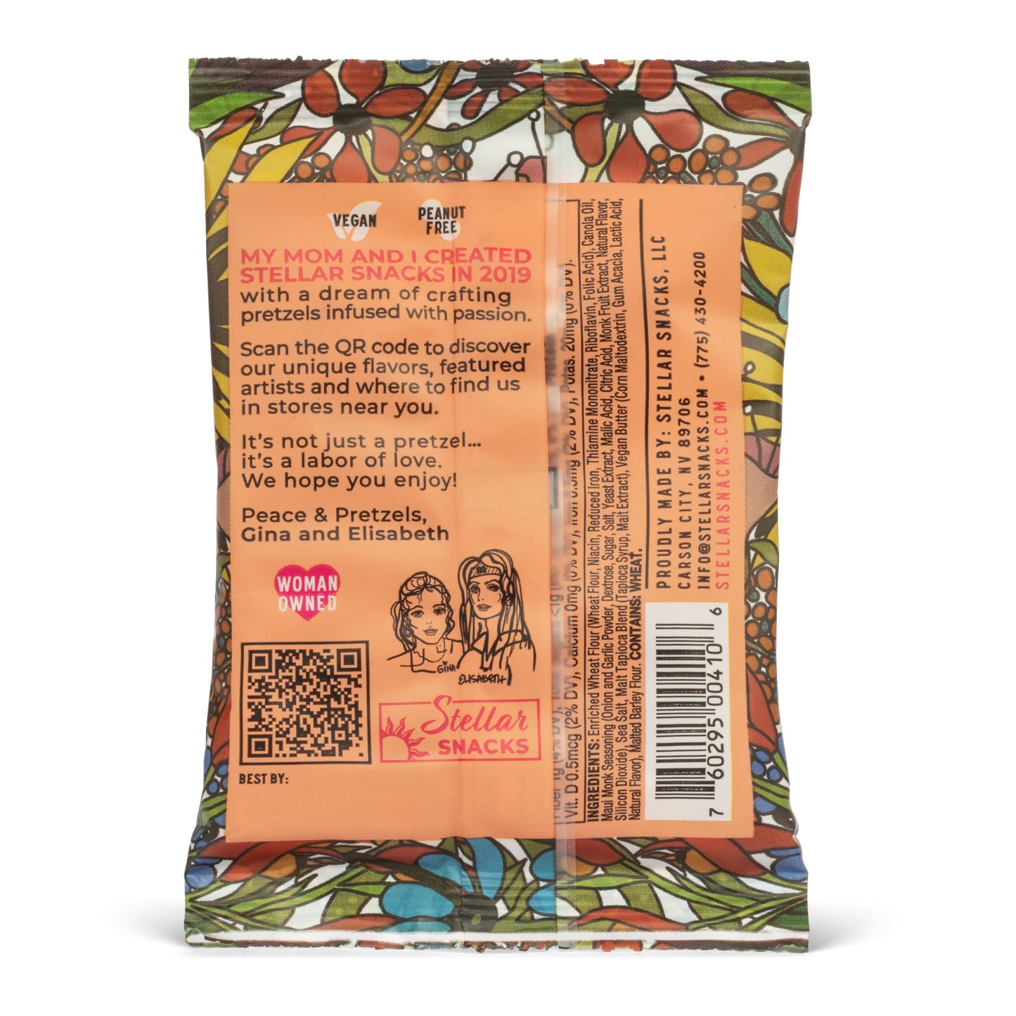 Stellar Snacks Mini Pretzel Braids  Maui Monk  0.5 Ounce (Pack of 75) Vegan Friendly  Kosher  Non-GMO (0.5 Oz  Maui Monk)