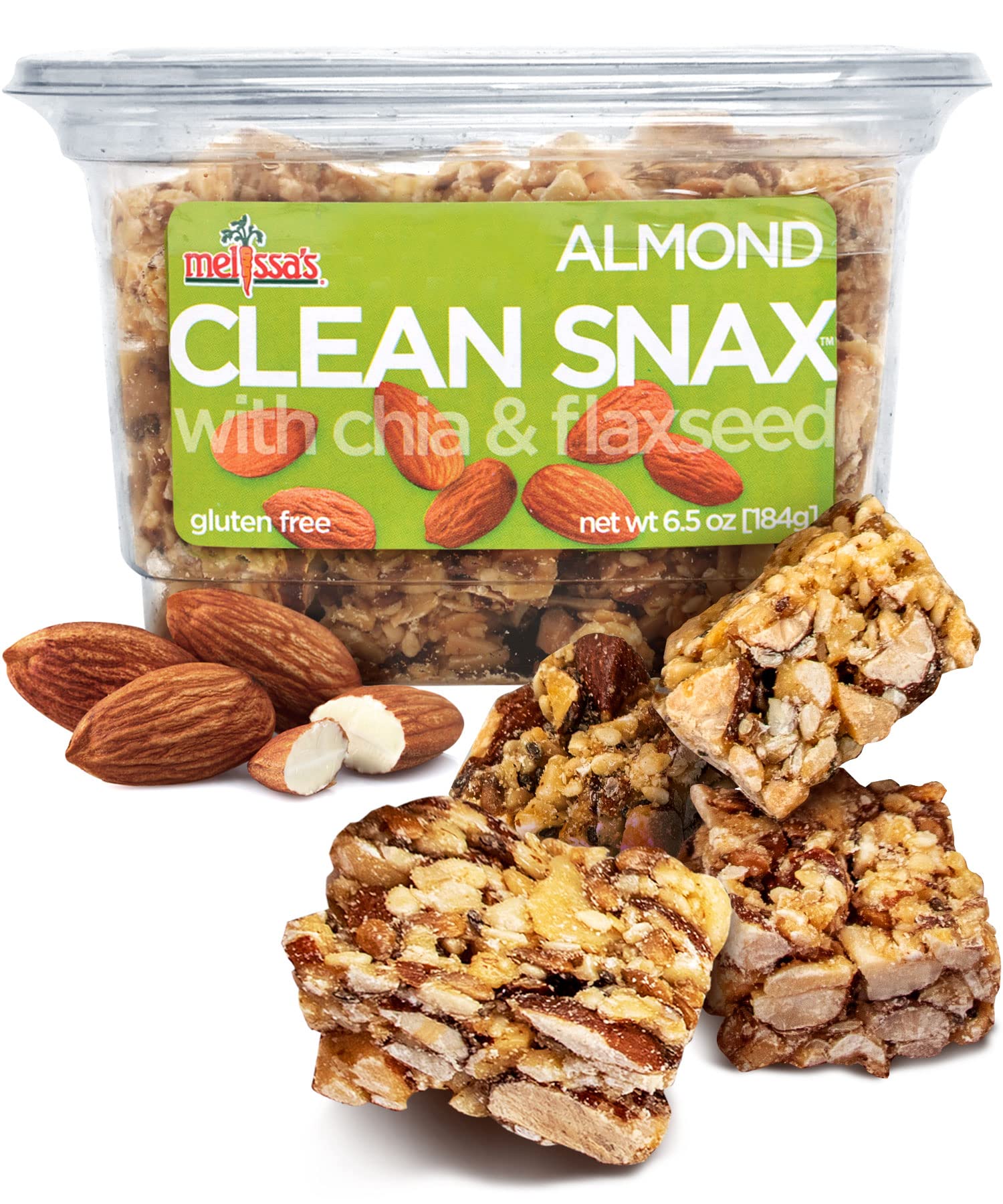 Melissa s Clean Snax With Chia and Flaxseed, Gluten-free Packaged Snacks, All Natural, Not Artificial Flavors Added, Low Sodium