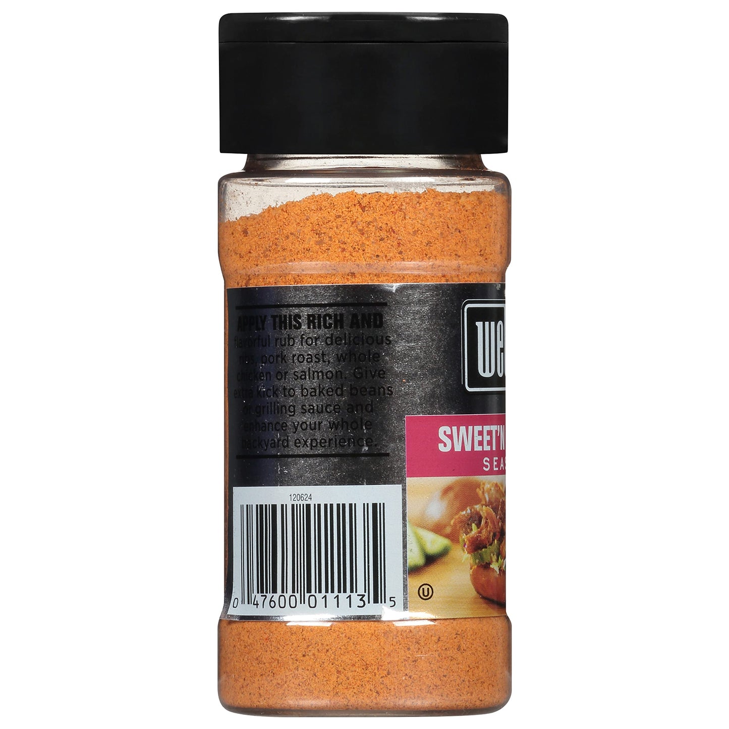 Weber Sweet'N Tangy Bbq Seasoning, 3 Ounce Shaker