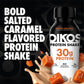 Oikos Protein Shake  Salted Caramel  30g High Protein Drinks  Shelf Stable  Ready to Drink  5g Prebiotic Fiber  12 fl oz Bottle  4 Count