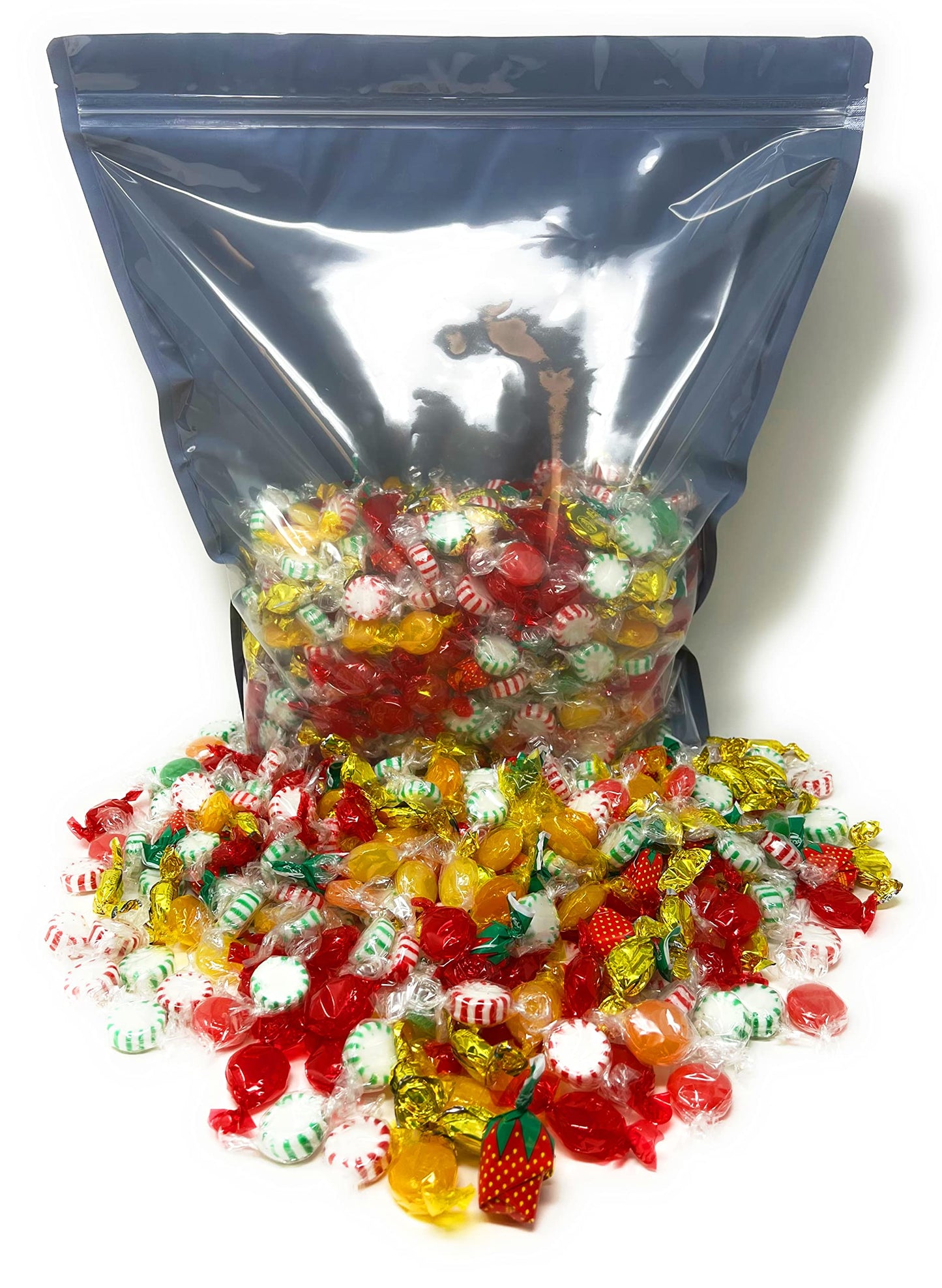 Assortit Halloween Hard Candy Assortment - Peppermint, Cinnamon, Butterscotch - 10 lbs - Orange