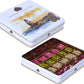 Cerez Pazari Turkish Delight With Mix Of 4 Flavours And Pistachio, Hazelnut And Walnut Assorted Gourmet Lokum (Loukoumi) In Eleg