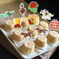 Ephlyn Horse Derby Cupcake Toppers - 36 Pcs Race Horse Toothpick Decorations for Party Supplies