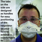 3M N95 Respirator, Vflex Particulate Respirator 9105, Disposable, Sweeping, Sanding, Grinding, Sawing, Bagging, Dust, 50/Box
