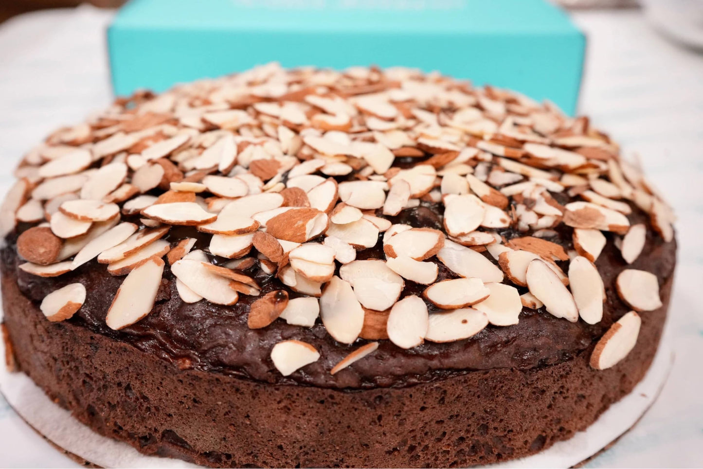 Andy Anand Exquisite 9'' Chocolate Almond Cake: Freshly Crafted In Traditional Style, Delight In Its Luxuriously Creamy Texture