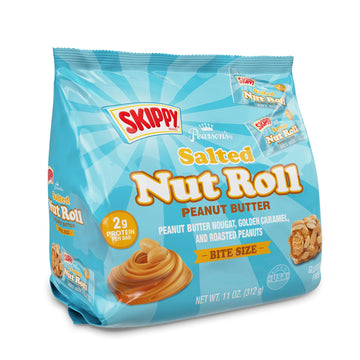Pearsons SKIPPY® Peanut Butter Salted Nut Roll Candy | 11 oz Bag | Individually Wrapped