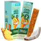SOLELY - Organic Pineapple Coconut Fruit Jerky - 12 Individually Wrapped Strips - Fruit Leather Made from Dried Fruit - Healthy 