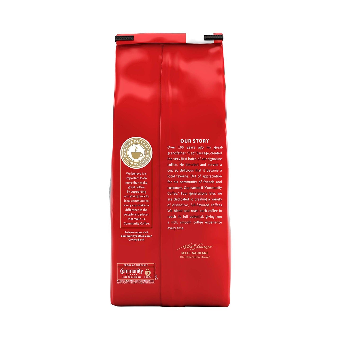 Community Coffee Caf   Special Medium Dark Roast Ground Coffee, 32 Ounce Bag