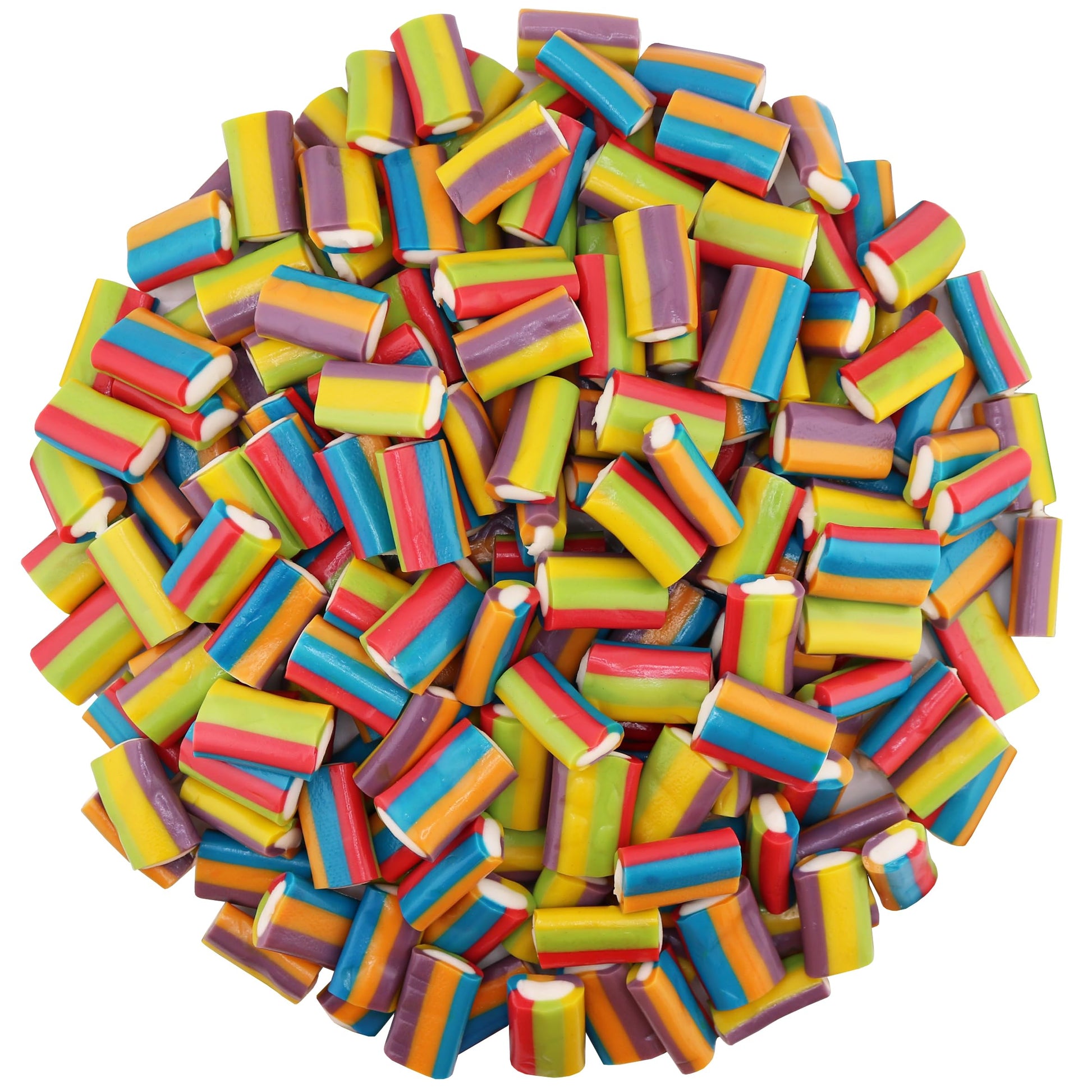 Smarty Stop Rainbow Plugs Gummy Candy Bites (5 Pound (Pack of 1))