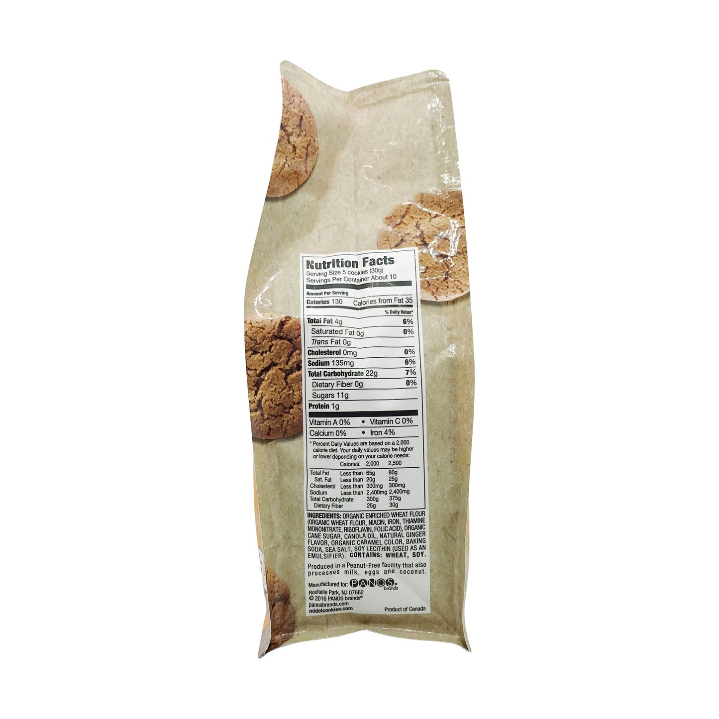 Mi-Del cookies ginger Flavored Snaps 10 Ounce (1 Pack)