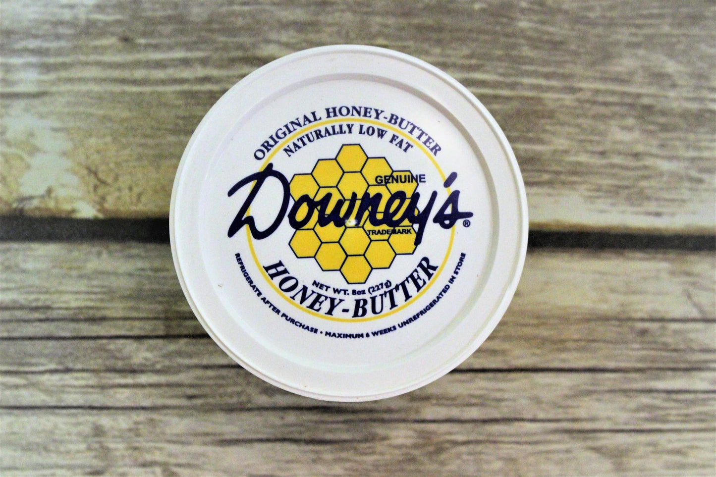 Amishtastes Downey'S All-Natural Original Honey Butter, Favorite Amish Food, 8 Oz. (Pack Of 6)