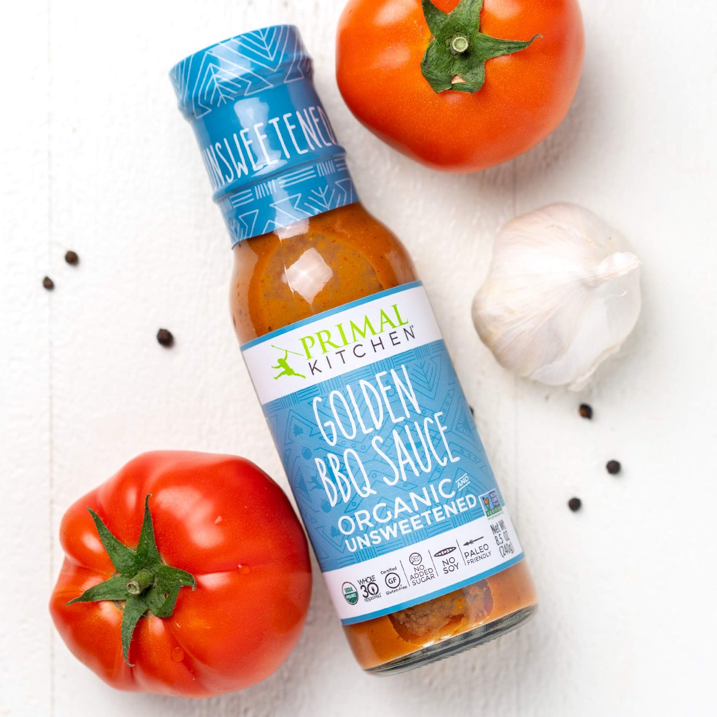 Primal Kitchen BBQ Sauce 3-Pack, Organic Original & Golden, 8.5 Ounce Each, No Cane Sugar or Corn Syrup