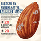 Burroughs Family Farms 3 Lb Roasted Salted Almonds - Usda Organic, First Regenerative Organic Certified Almond Farm - 2X The Ant