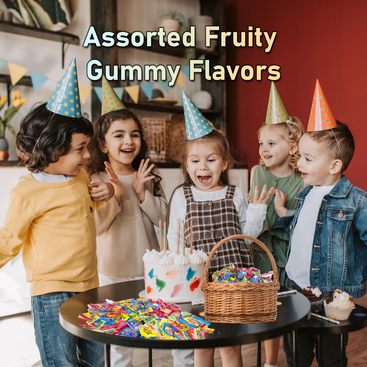 Halloween Candy Variety Pack Bulk - 6 LB Assorted Candy Mix | Individually Wrapped Candies for Goodie Bags  Party Favors  Kids Events  Offices & Holidays | Mixed Fruit Gummy Flavor