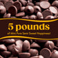 Hershys Semi-Sweet Mini Baking Chocolate Chips 5 Pounds - Perfect For Confections, Toppings & Baking Products, Mini Chocolate Ch
