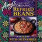 Amys Organic Refried Beans, Mild with Green Chiles, Vegan, Gluten Free, 15.4 Oz, Pack of 12