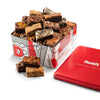 David's Cookies Assorted Brownies Gift Tin - 20 Slices of Individually Wrapped Gourmet Brownies - Delicious Variety of Flavors, 