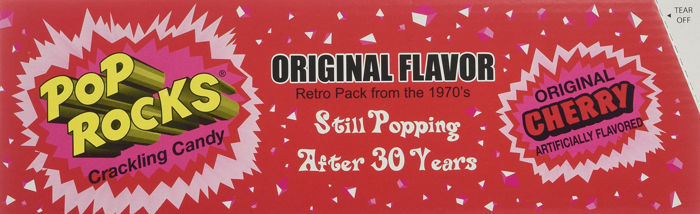 Pop Rocks Popping Candy, Cherry, 24 Count