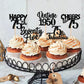 30Pcs Happy 75Th Birthday Cupcake Toppers Glitter Seventy Five Vintage 1948 Cupcake Picks 75 Fabulous Cheers To 75 Years Cake De
