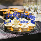 32Pcs Graduation Cupcake Toppers 2025 Blue And Silver, Class Of 2025 Cupcake Toppers Graduation 2025 Food Picks For 2025 Party C