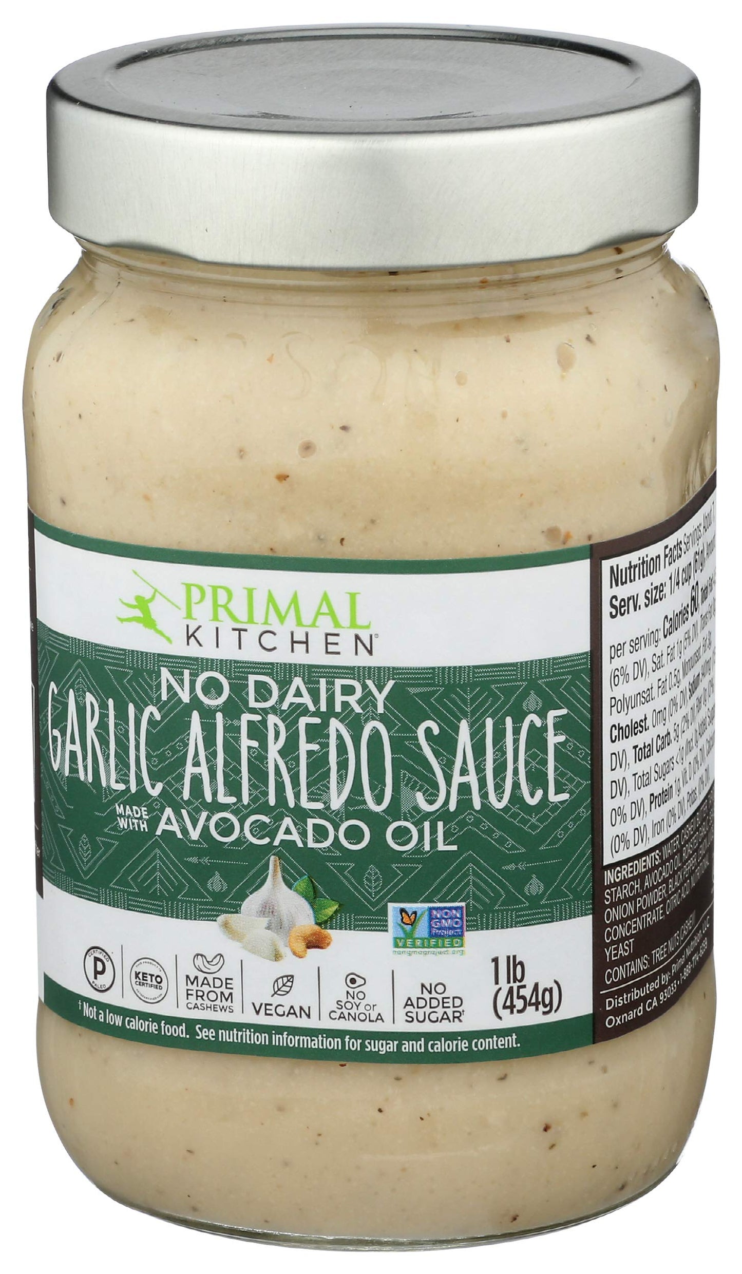 Primal Kitchen Roasted Garlic Alfredo Sauce