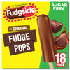 Popsicle Fudgsicle Original Fudge Pops No Sugar Added 18 Count For a Frozen Chocolate Dessert Frozen Dairy Dessert Pops With Onl