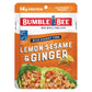 Bumble Bee Lemon Sesame & Ginger Seasoned Tuna, 2.5 Oz Pouch - Ready To Eat - Wild Caught Tuna Packet - 14G Protein Per Serving