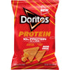 Doritos Protein Tortilla Style Chips, Nacho Cheese Flavored, 7 Oz