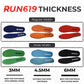 Run619 Zero Drop Shoe Insoles - Thin Flat Medium Shoe Inserts W/No Arch Support - Foot Forming - Perfect For Running Walking Wor
