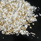 Weraru White Deluxe Gold Sprinkles Candy Mixing Size Baking Edible Cake Decorations Cupcake Toppers Cookie Decorating Celebratio