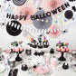 Rssta i Cupcake Toppers, Hocus Pocus Theme, Glitter Bat & Witch Hat, Paper, 1.8*4.2 - 2.6*4.2 inches,