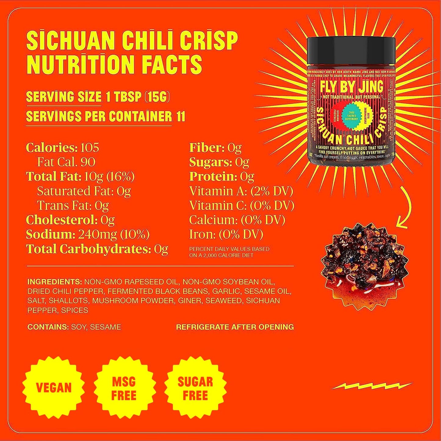 Flybyjing Essential Sauce Bundle: Sichuan Chili Crisp & Zhong Sauce - Ultimate Duo Of Spicy Crunchy Chili Oil & Spicy Sweet Chil