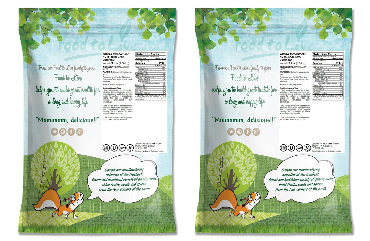 Whole Macadamia Nuts, 18 Pounds - Non-Gmo Verified, Raw, Unsalted, Unroasted, Keto Friendly, Kosher, Vegan, Bulk, Great As Snack