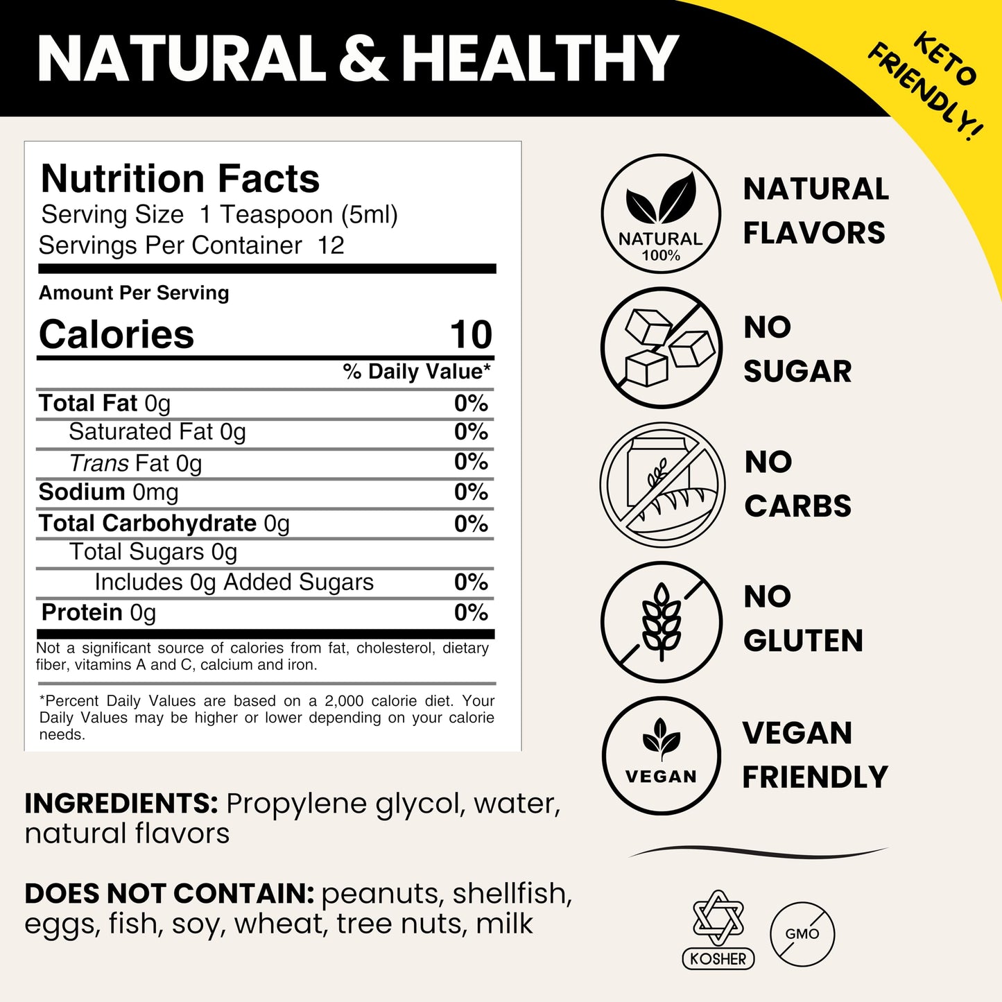 Natural Cake Batter Extract - 2 Oz - Water-Soluble - By Harvest Moon Delights - Cake Batter Extract For Baking, Ice Cream, Drink
