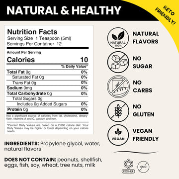 Natural Cake Batter Extract - 2 Oz - Water-Soluble - By Harvest Moon Delights - Cake Batter Extract For Baking, Ice Cream, Drink
