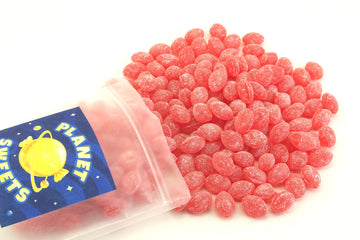 Planet Sweets Sanded Wild Cherry Hard Candy Drops - 1.5 Pounds - Old Fashioned Candies - Gluten Free