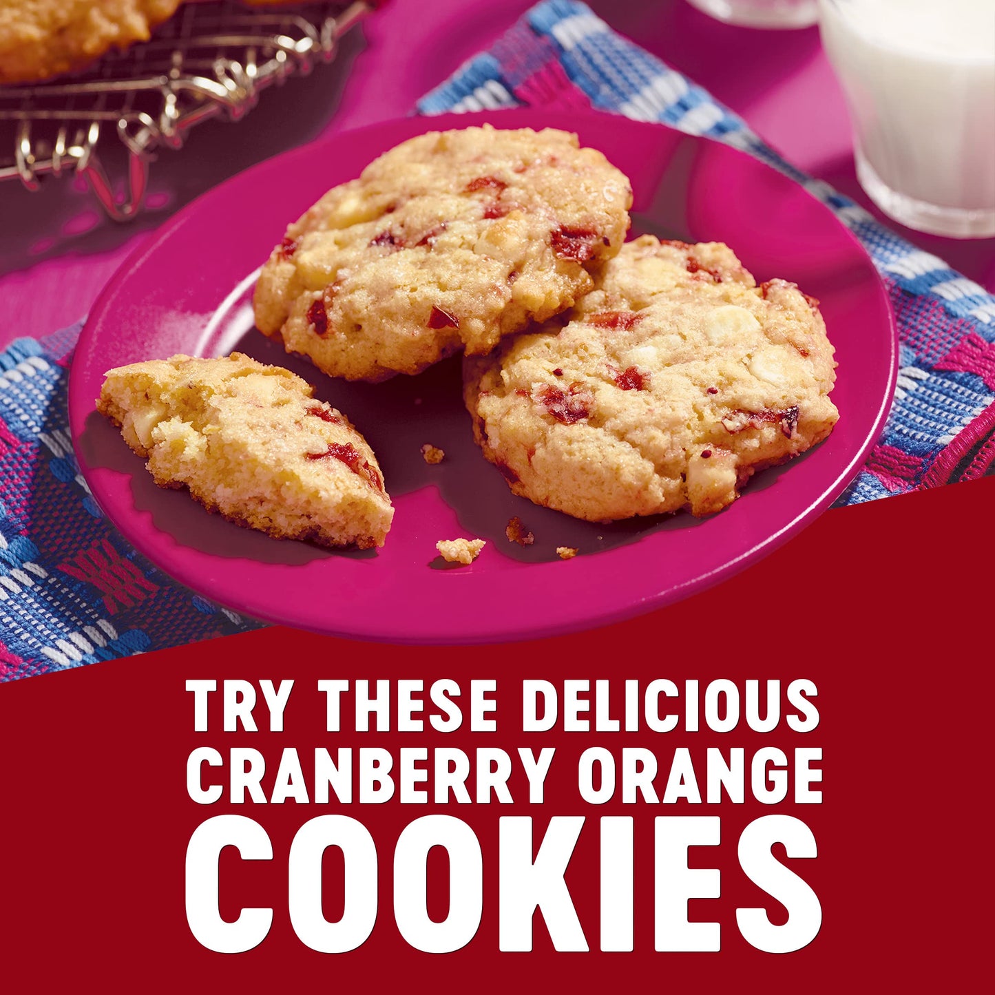 Krusteaz Cranberry Orange Muffin Mix, Contains Cranberries With Orange Zest (18.6 Ounce (Pack Of 2))