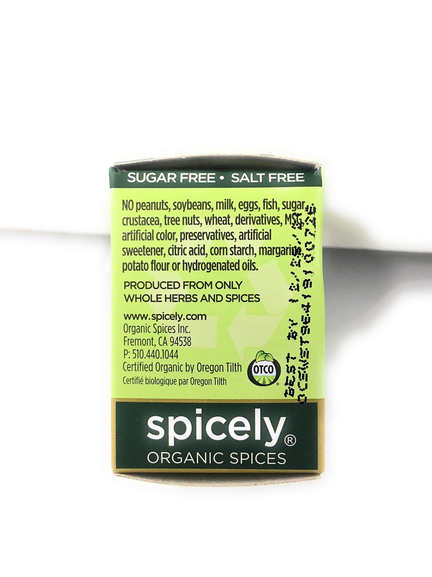 Spicely Organic Coriander Powder (0.45 Oz Ecobox)