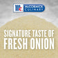 McCormick Culinary Granulated Onion Powder, 18 oz - Ideal for Dips, Breading, Soups, and Meats