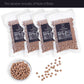 LOCCA Premium Boba Pearls Tapioca Balls for Bubble Tea - 4 Bags (56oz) - No Straw