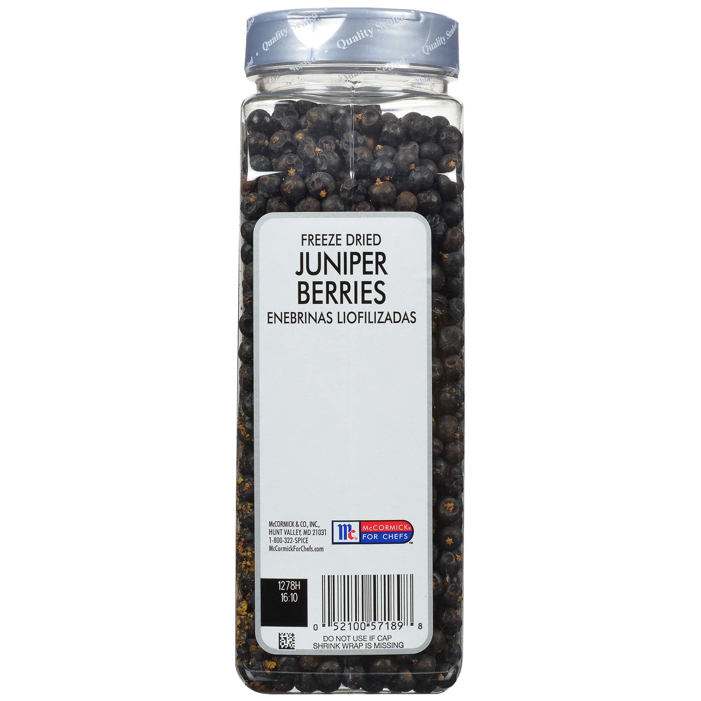 McCormick Culinary Freeze Dried Juniper Berries, 11 Ounce Container, Ideal for Cooking and Baking