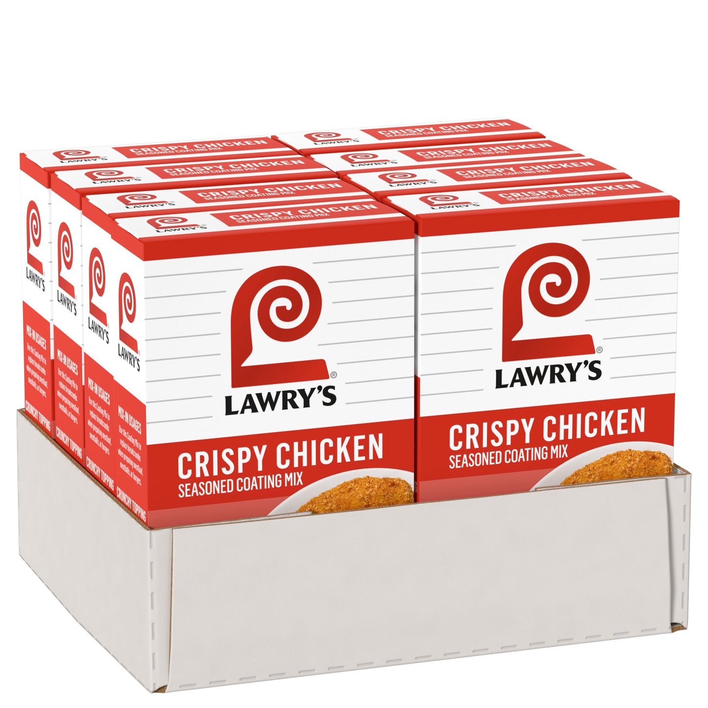 Lawrys Seasoned Coating Mix, Crispy Chicken, Tasty Swap for Breadcrumbs When Preparing Meatloaf, Meatballs, or Burgers, and Mak