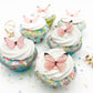 Sugar Robot Edible Butterflies For Cake Decorating - Small Pastel Pink Butterfly Cake Toppers And Cupcake Toppers - Decoration Made In The Usa - Enhanced Crafted (Pink)