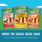 FrigoCheese Heads, Sharp Cheddar Cheese Sticks and Beef Sticks, 8 ct