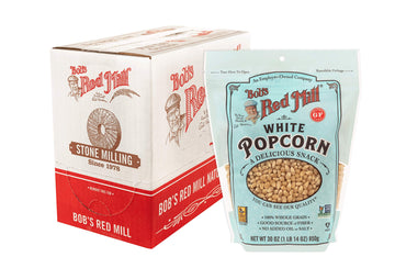 Bob'S Red Mill Whole White Popcorn, 30-Ounce (Pack Of 4)