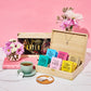 Thoughtfully Gourmet, Christian Prayer Tea Gift Set With Bible Verses, Includes 90 Teas In 6 Flavors In Enhanced Wooden Box, Religious Gifts For Women, Mom, Sister, Friend