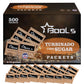 Generic Raw Sugar Packets – Individually Wrapped Turbinado Cane Sugar – 500 Count – Perfect for Coffee and Tea