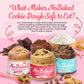Nobaked Cookie Dough - Edible Assorted Flavors Cookie Dough Meant To Be Eaten Raw With A Soft & Smooth Consistency And No Bitter
